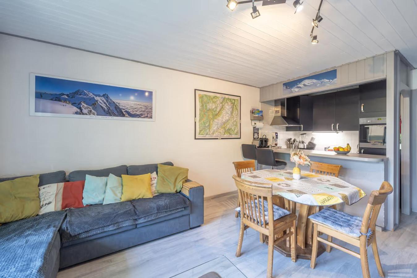 דירות Chamonix Centre, 51M2, Vue Mt Blanc, 2 A 6 Pers, 2 Balcons מראה חיצוני תמונה