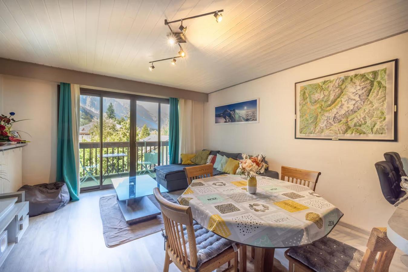 דירות Chamonix Centre, 51M2, Vue Mt Blanc, 2 A 6 Pers, 2 Balcons מראה חיצוני תמונה
